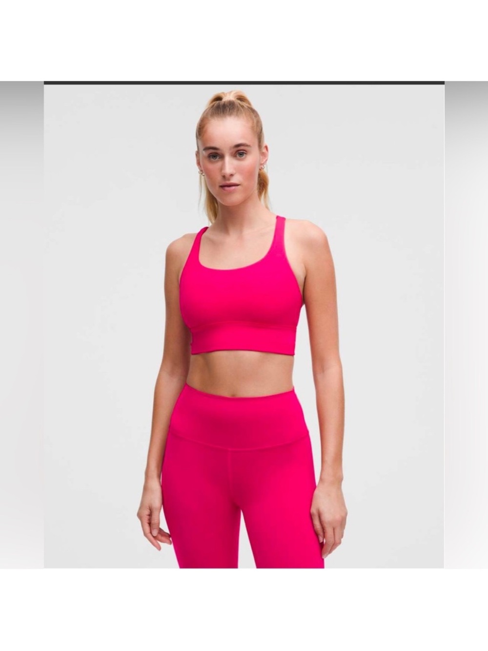 Lululemon Energy Longline Bra *Medium Support, B–D Cups
Passionate size 6
